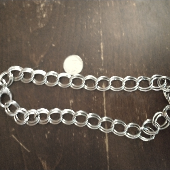 Men's 20 inch 15mm silver chain - Picture 2 of 2